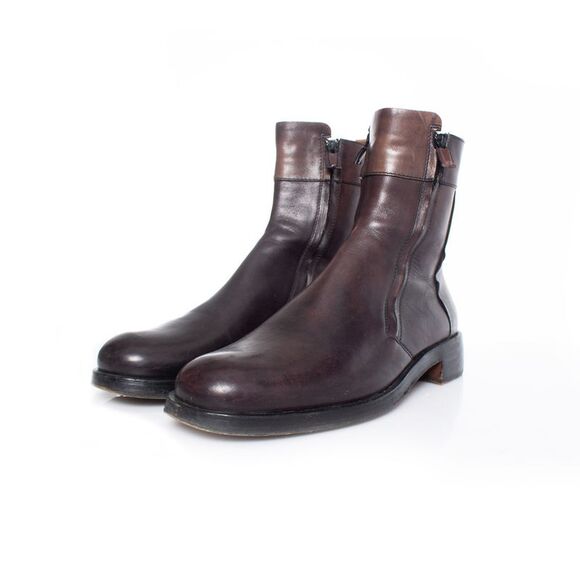 Costume National Brown leather boots